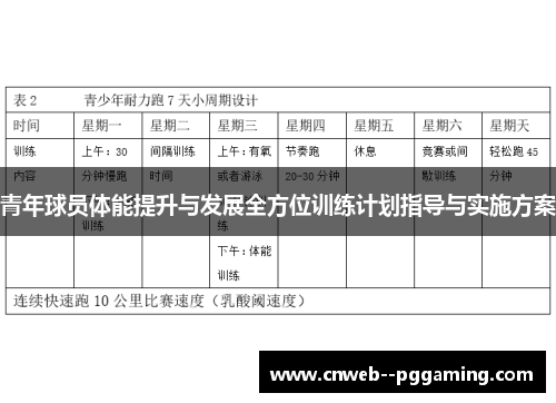 青年球员体能提升与发展全方位训练计划指导与实施方案