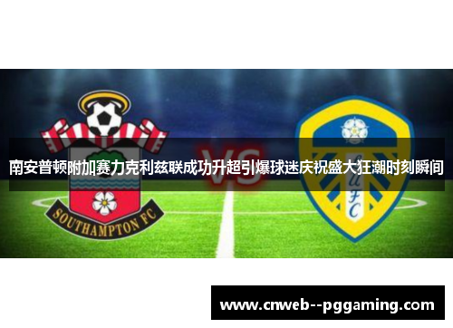 南安普顿附加赛力克利兹联成功升超引爆球迷庆祝盛大狂潮时刻瞬间